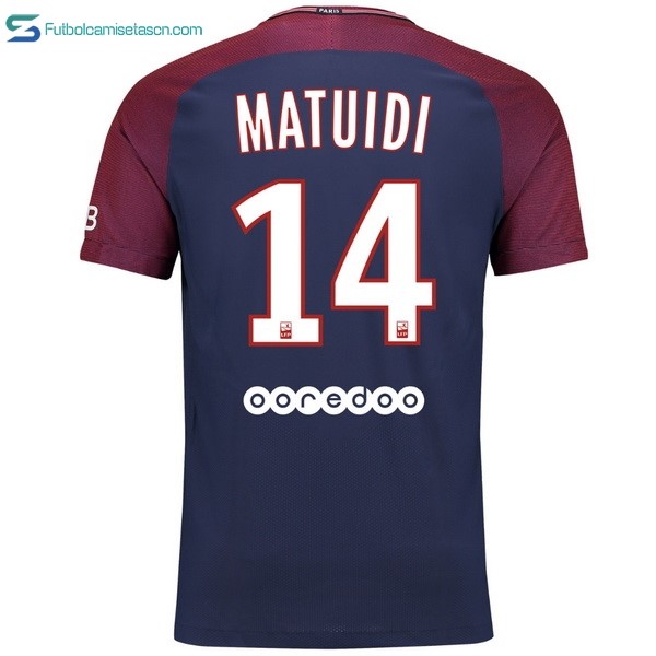 Camiseta Paris Saint Germain 1ª Matuidi 2017/18